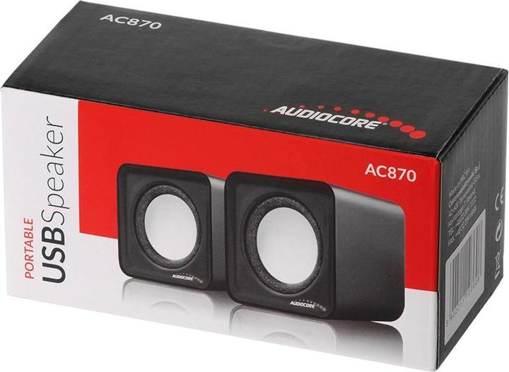 Image du produit Audiocore AC870 B 2 voies noir, gris filaire