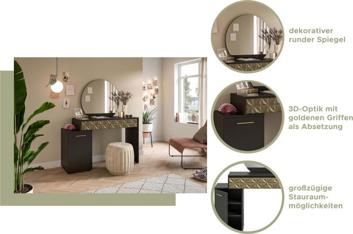 Immagine prodotto Xonox Home Tavolo consolle Prisma (117 x 42 x 138 cm)