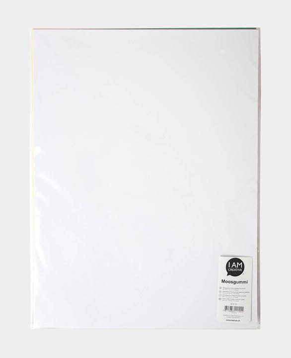 Actual product image I Am Creative Foam rubber set 30 x 40 cm, 8 basic colors & 2 glitter