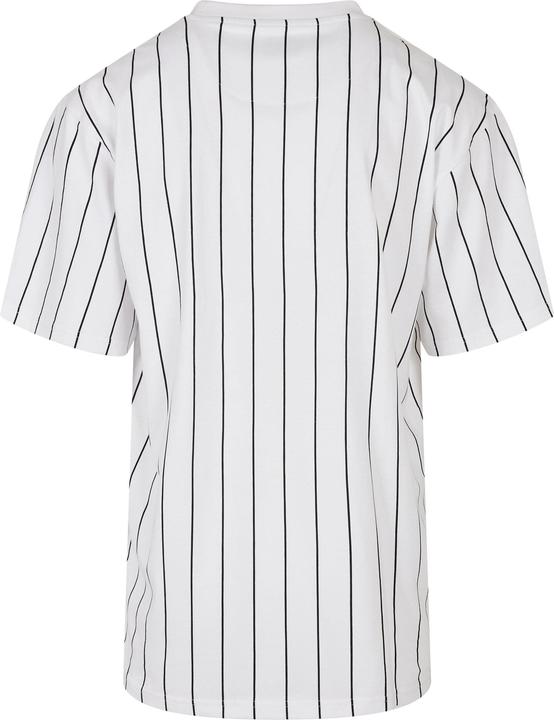 Actual product image Karl Kani KKMQ32041WHT Small Signature Pinstripe Tee white - 16039 (S)