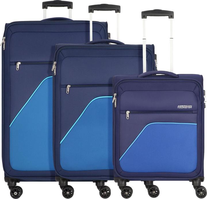 Actual product image American Tourister Sky Surfer 4 wheel suitcase set 3 pieces (205 l, XL (from 140l))