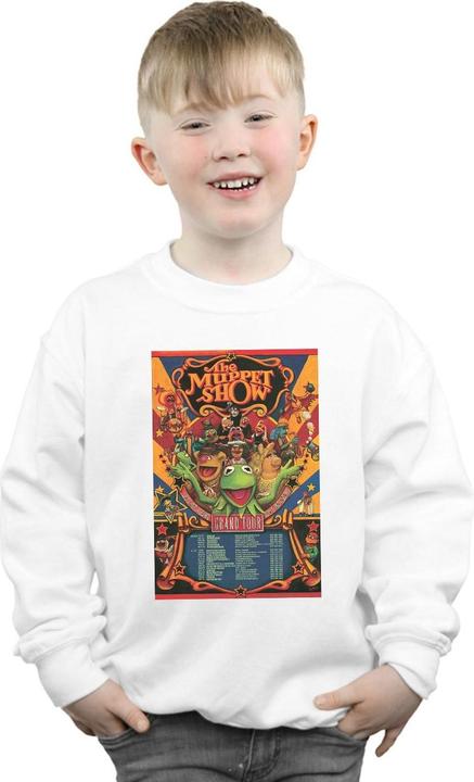 Actual product image Disney Boys The Muppets The Muppet Show Poster Sweatshirt (128)