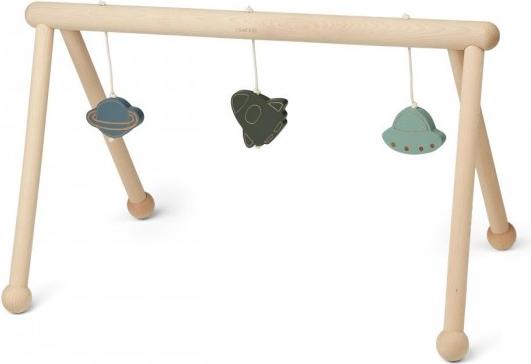 Actual product image Liewood Ernie play gym w. accessories Space peppermint mix