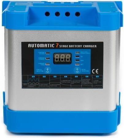 Actual product image Digital AZO 12V mains charger for BC-20 PRO 20A batteries (230V/12V) LCD 7-stage charging (12V, 20 A)