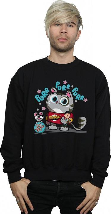Produktbild Dam Bazinga Kitty Sweatshirt aus Baumwolle (4XL)