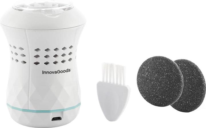 Immagine prodotto InnovaGoods V0103225 Lima per pedicure ricaricabile con aspirapolvere Inte Gramams ADO Sofeem Vari Materiali