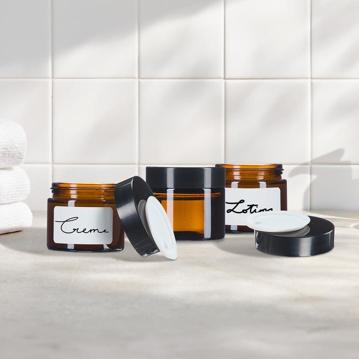 Image du produit Relaxdays Kit de bocaux à crème