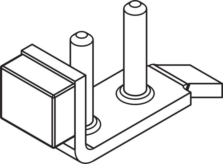 Productafbeelding HAWA Slagplaten voor HAWA-Silent-Stop