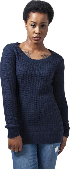 Produktbild Urban Classics Ladies Long Wideneck Sweater (M)