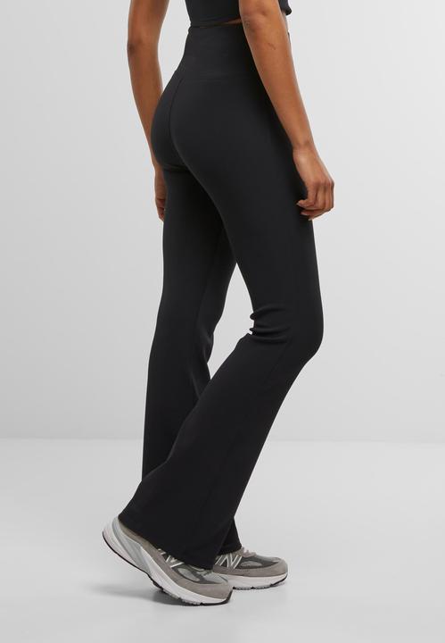 Actual product image Urban Classics Ladies Flared Leggings Rib - 191787 (XS)