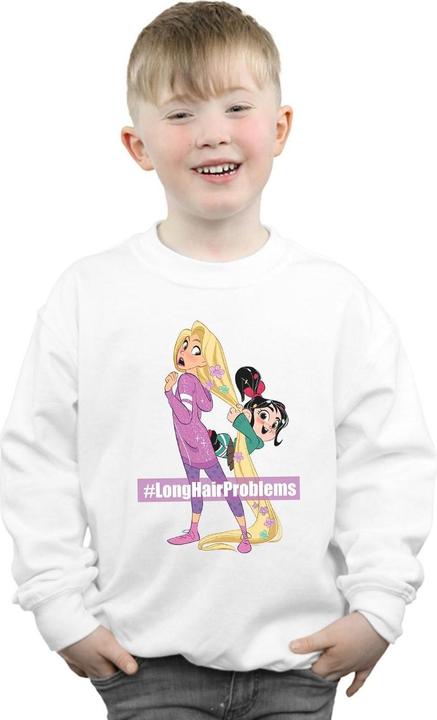 Immagine prodotto Disney Wreck It Ralph Rapunzel And Vanellope Felpa Ragazzi (140, 146)