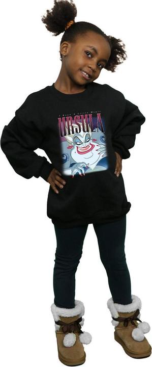 Immagine prodotto The Little Mermaid Felpa bambina Ursula Montage in cotone (116)