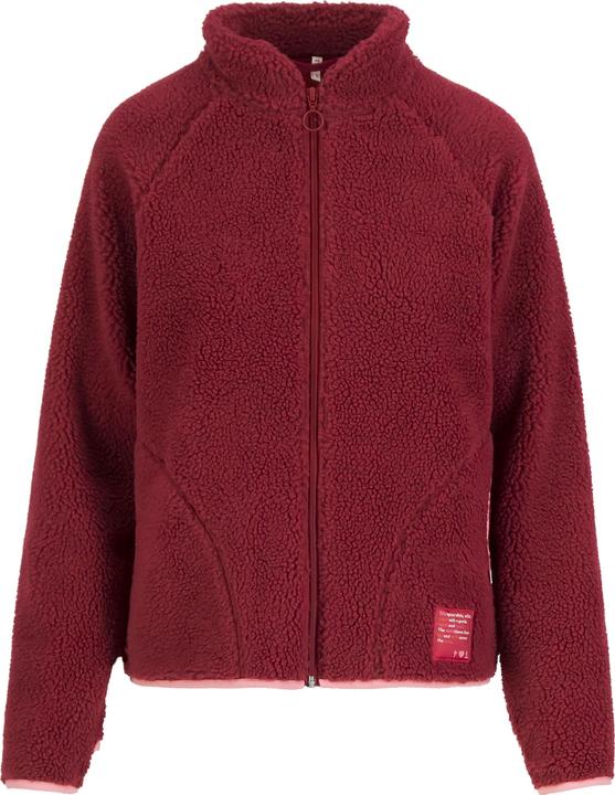 quilted flower red