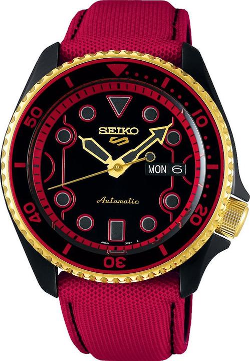 Seiko 5 Sport Street Fighter V KEN Edizione Limitata (Orologio da polso analogico, 43 mm)