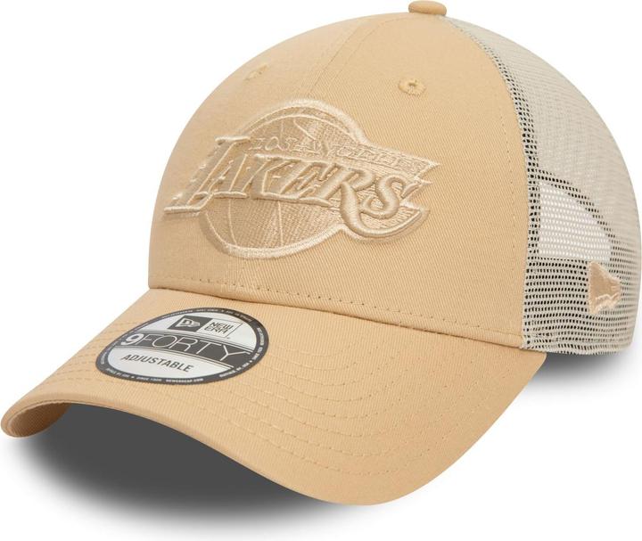 Produktbild New Era 9Forty Mesh Trucker Cap - NBA Los Angeles Lakers oat (One Size)