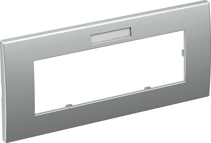 Immagine prodotto OBO Bettermann OBO AR45-BF3 AL cornice di copertura, modulo 45, 3 prese 84x185mm alluminio laccato