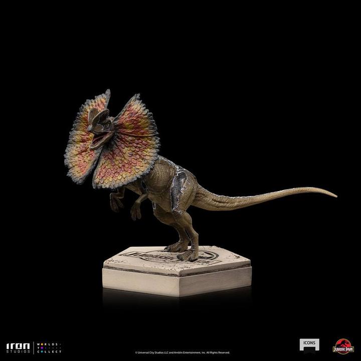 Actual product image Iron Studios Jurassic World Icons statuette Dilophosaurus 9 cm