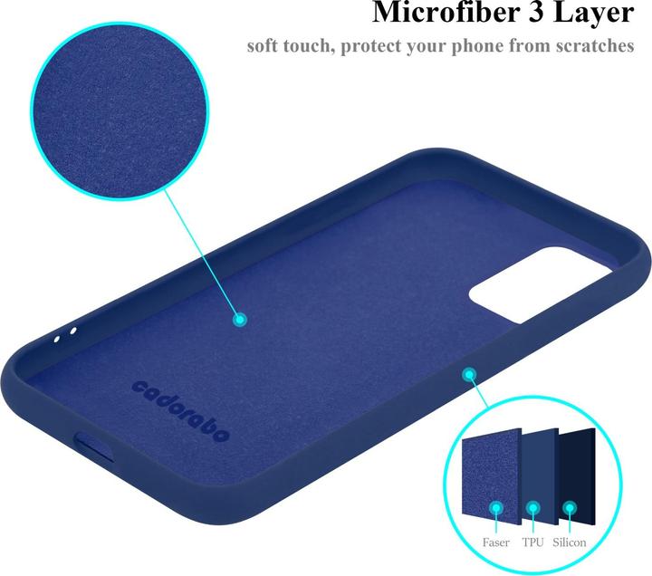 Actual product image Cadorabo TPU Liquid Silicone Case Cover (Xiaomi Poco M3, Xiaomi Redmi 9T)