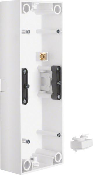 Actual product image Berker S1 AP housing 10439909 3-gang polar white matt
