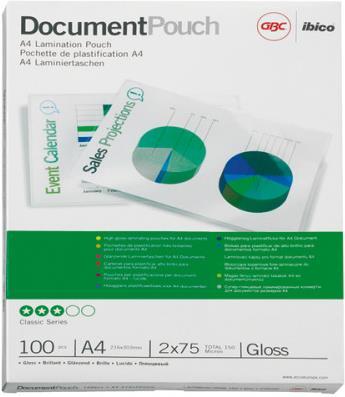 Image du produit GBC POCHES DE DOCUMENTS - Pochettes de film laminées à chaud (A4, 50 pièce(s), 250 µm)