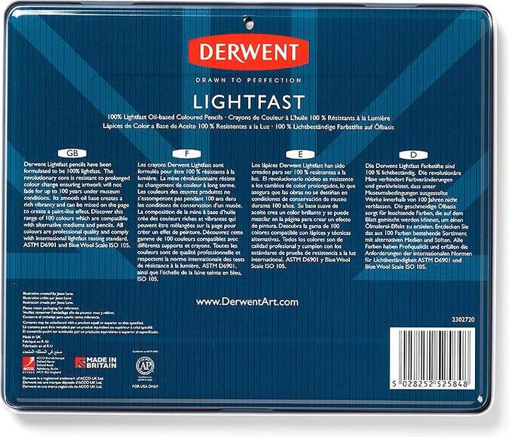 Immagine prodotto Derwent Matite colorate resistenti alla luce (Multicolore, 24 x)