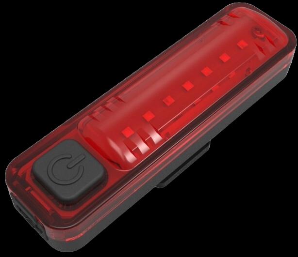 Actual product image smart Taillight Acrux USB with holder (10 lm, 10 lm)