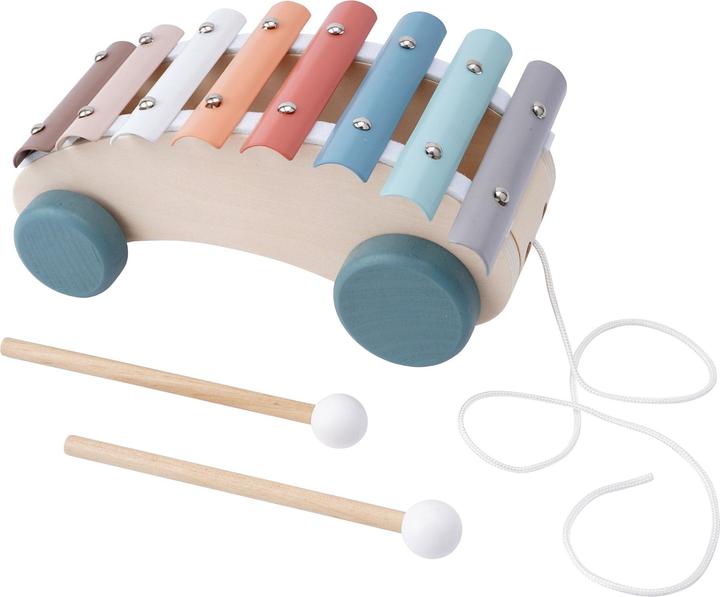 Activity Board Little Tribe Pull Along voiture xylophone en bois, jouet musical Pull Along, musical