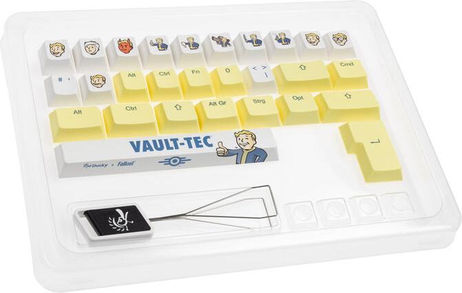 Actual product image Ducky x Fallout Keycap Set - 132 Stück, ANSI (US)