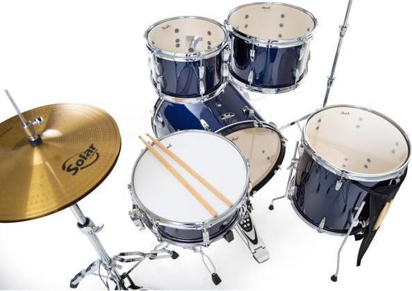 Produktbild Pearl Roadshow 20 Zoll Royal Blue Metallic Drumset
