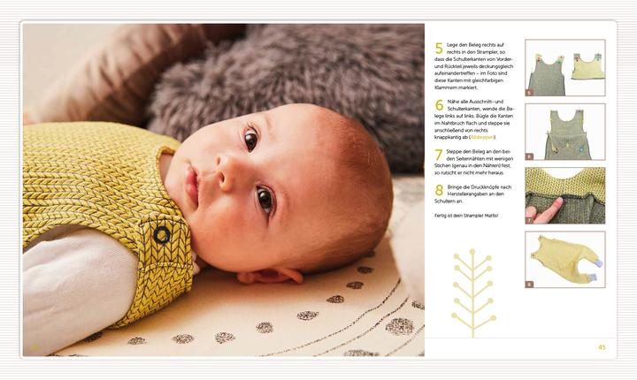 Actual product image Erstausstattung für Babys nähen – aus Jersey (German, Sonja Hahn-Schmück, 2021)