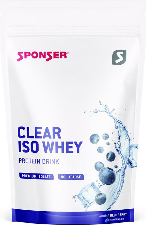 Actual product image Sponser Clear Iso Whey (Bilberry, 1 pcs., 450 g)