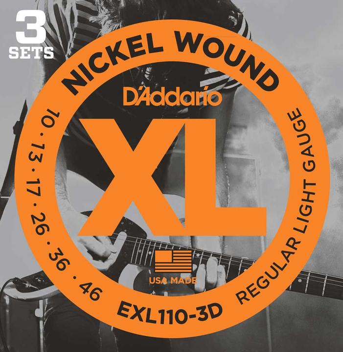 Produktbild D'Addario Exl110-3d (6 x, E-Gitarre, 0.05")