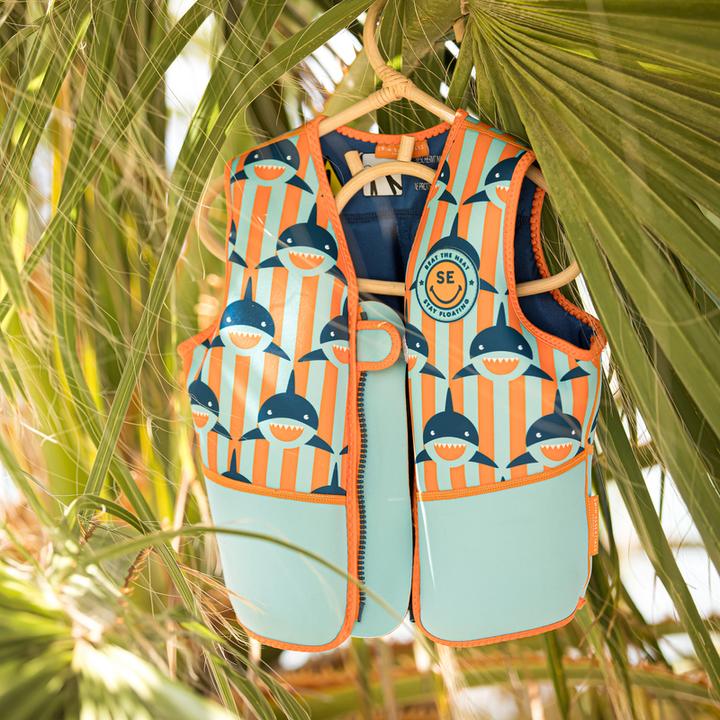 Actual product image Swim Essentials Lifejacket 4-6 years Shark (One size, 18-30 kg)