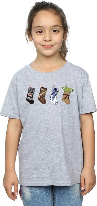 Image du produit Star Wars - T-shirt CHRISTMAS STOCKINGS - Fille (116)