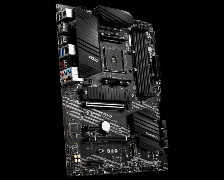 Actual product image MSI B550 A PRO (AM4, AMD B550, ATX)