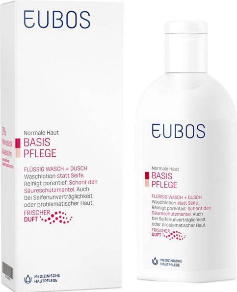 Actual product image Eubos Seife liquid parfümiert rosa (Soap lotion, 200 ml)