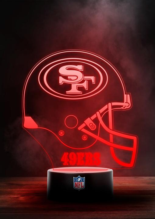Actual product image Great Branding San Francisco 49ers LED light "HELM"