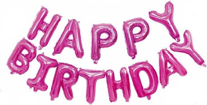 Produktbild Hermex Happy Birthday Buchstabenballon Luftballon Folienballon Girlande