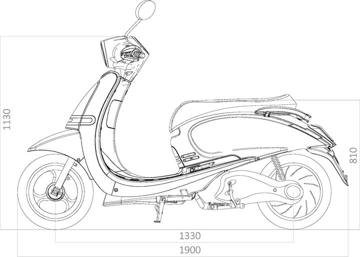 Immagine prodotto ecoro Syra 45 (45 km/h, 3000 W)
