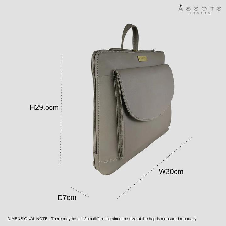 Actual product image Assots London Assots Designer Fashion Backpack Leather No.5