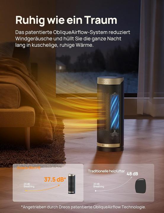 Productafbeelding Dreo Solaris Slim H3 (1800 W)