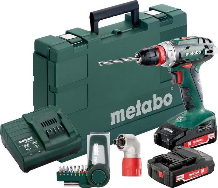 Actual product image Metabo battery drill-screwdriver 18 Volt BS 18 Quick Set (Rechargeable battery operated)
