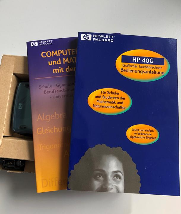 Actual product image HP 40G Graphic calculator German (Batteries)