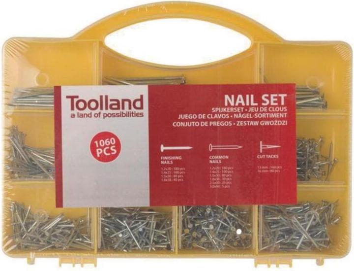Toolland Assortimento chiodi (1060 Pezzo/i, 60 mm)