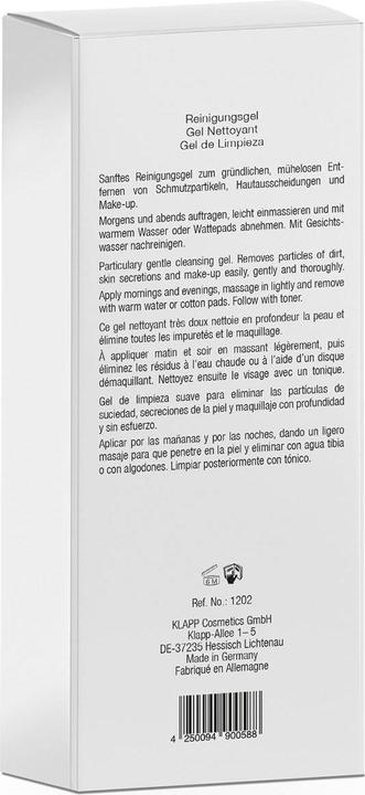 Actual product image Klapp CLEAN & ACTIVE Cleansing Gel 250 ml (Cleaning cloths, 250 ml)