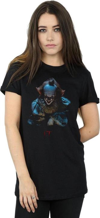 Actual product image Universal Textiles Womens/Ladies Pennywise Grin Cotton Boyfriend T-Shirt (XL)