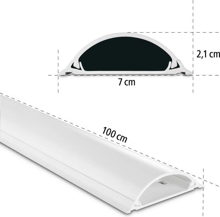Immagine prodotto Hama Canalina per cavi (Tubazione, 100 cm)
