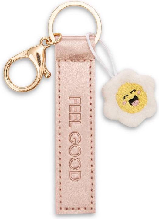 Produktbild Magni NICI Schlüsselanhänger Feel good Kunstlederband mit Blume roségold 10cm