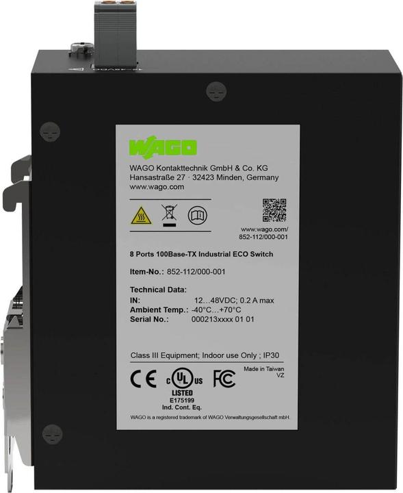 Produktbild Wago 852-112/000-001 Industrial-ECO- (8 Ports)