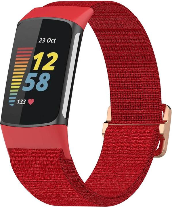 Image du produit Cover-Discount Fitbit Charge 6 - Bracelet de remplacement en tissu nylon (Nylon)